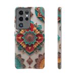 Colorful Mandala Phone Cover, Bohemian Style Accessory, Unique Gift for Her, Stylish Smartphone Protection