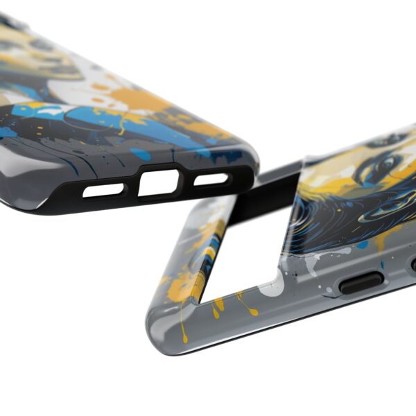 Vibrant, Artistic Tough Phone Case, Modern Art, Smartphone Accessories