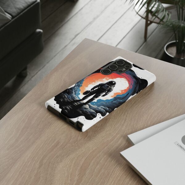 Astronaut Case, Tough Phone Cover, Galaxy Art Protector, Space Lover Gift, Unique Mobile Accessory