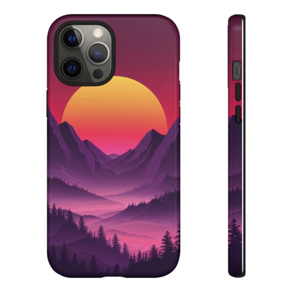 Mountain Sunset Phone Case - Tough Cases for Nature Lovers