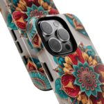 Colorful Mandala Phone Cover, Bohemian Style Accessory, Unique Gift for Her, Stylish Smartphone Protection
