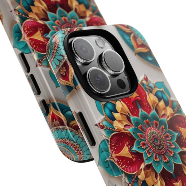 Colorful Mandala Phone Cover, Bohemian Style Accessory, Unique Gift for Her, Stylish Smartphone Protection