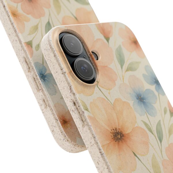 Floral Biodegradable Phone Case - Eco-Friendly Nature Design