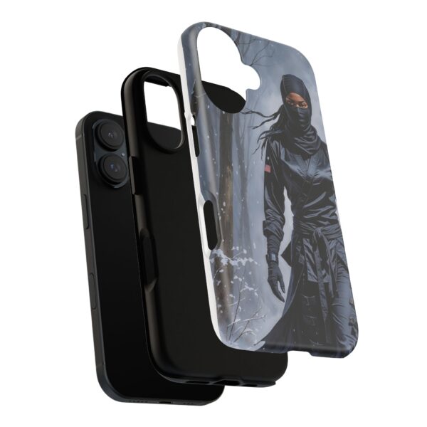 Artistic Phone Case, Ninja Aesthetic, Unique Smartphone Cover, Adventurous Spirit
