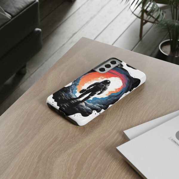 Astronaut Case, Tough Phone Cover, Galaxy Art Protector, Space Lover Gift, Unique Mobile Accessory