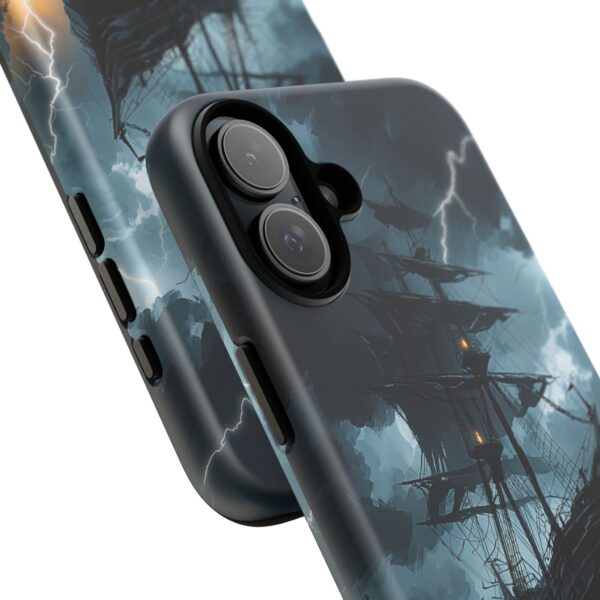 Stormy Seas Tough Phone Case - Pirate Ship Design