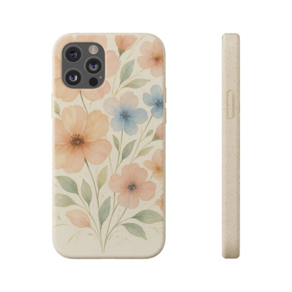 Floral Biodegradable Phone Case - Eco-Friendly Nature Design