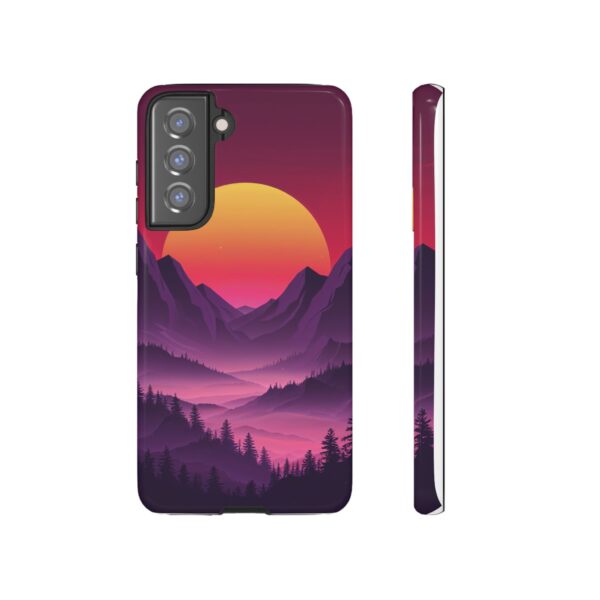 Mountain Sunset Phone Case - Tough Cases for Nature Lovers