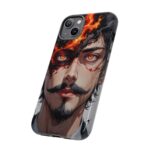 Fiery Design, Anime Style, Unique Cell Phone Accessory, Strong and Stylish
