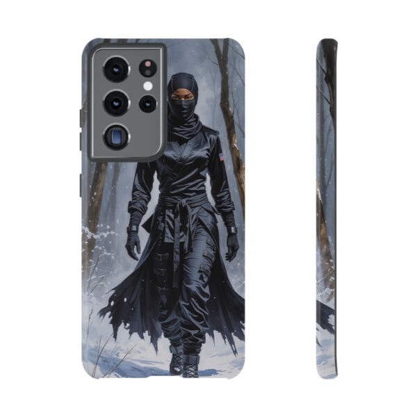 Artistic Phone Case, Ninja Aesthetic, Unique Smartphone Cover, Adventurous Spirit