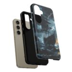 Stormy Seas Tough Phone Case - Pirate Ship Design