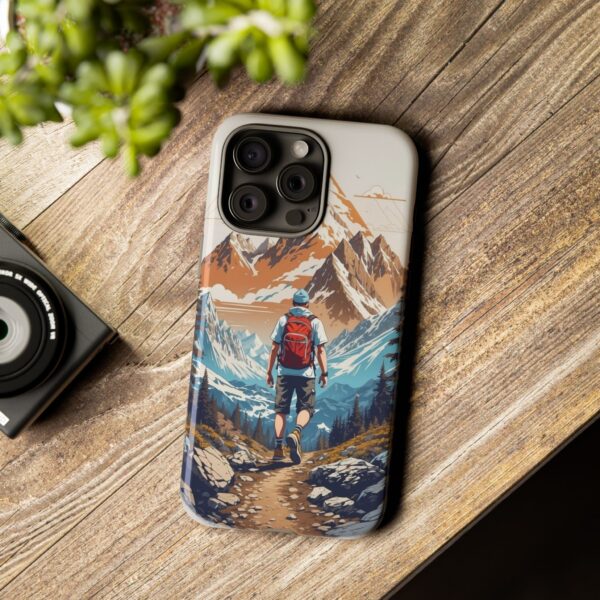Adventure Phone Case, Mountain Hiking Phone Cover, Outdoor Enthusiast Gift, Nature Lover Accessory, Travel Cell Phone Protector