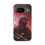 Red Urban Warrior Phone Case for Gamers & Action Fans
