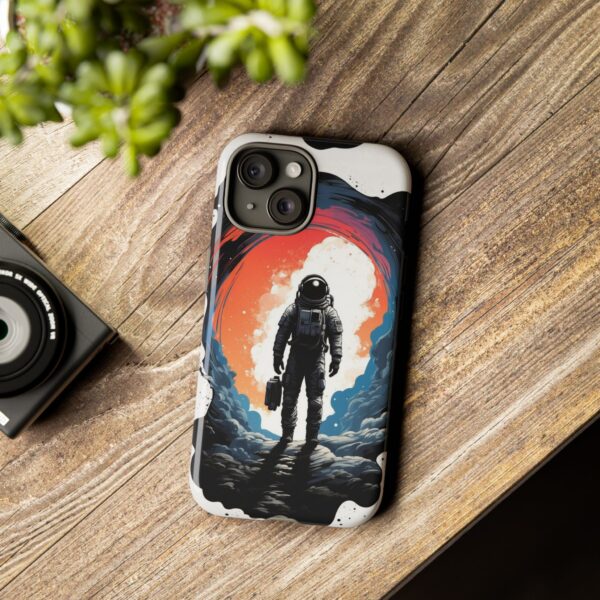 Astronaut Case, Tough Phone Cover, Galaxy Art Protector, Space Lover Gift, Unique Mobile Accessory