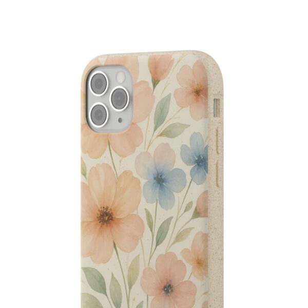 Floral Biodegradable Phone Case - Eco-Friendly Nature Design