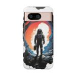Astronaut Case, Tough Phone Cover, Galaxy Art Protector, Space Lover Gift, Unique Mobile Accessory