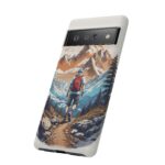 Adventure Phone Case, Mountain Hiking Phone Cover, Outdoor Enthusiast Gift, Nature Lover Accessory, Travel Cell Phone Protector
