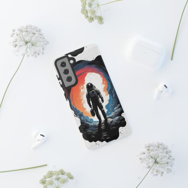 Astronaut Case, Tough Phone Cover, Galaxy Art Protector, Space Lover Gift, Unique Mobile Accessory