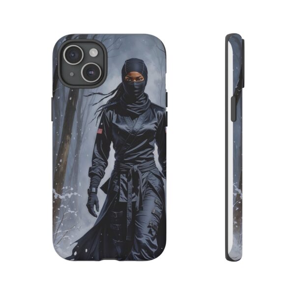 Artistic Phone Case, Ninja Aesthetic, Unique Smartphone Cover, Adventurous Spirit