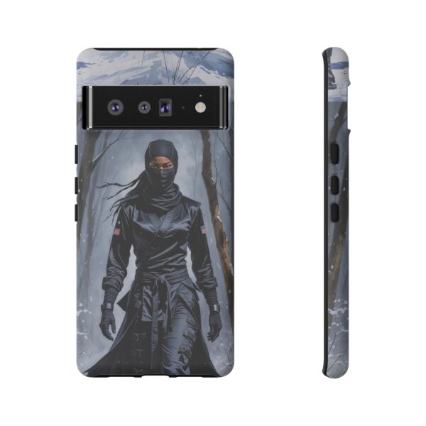 Artistic Phone Case, Ninja Aesthetic, Unique Smartphone Cover, Adventurous Spirit