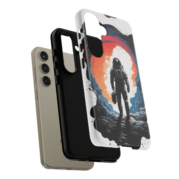 Astronaut Case, Tough Phone Cover, Galaxy Art Protector, Space Lover Gift, Unique Mobile Accessory