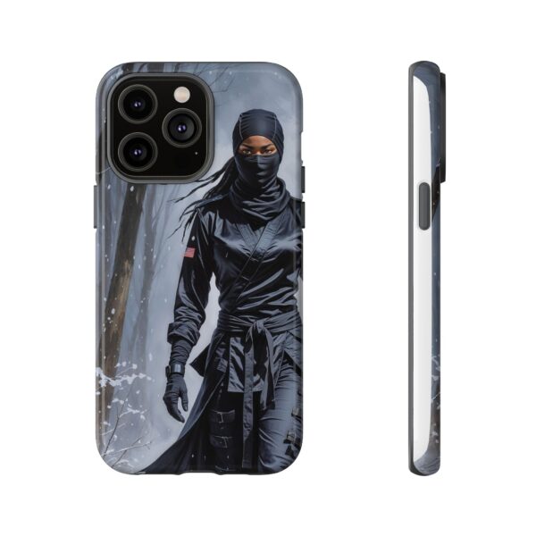 Artistic Phone Case, Ninja Aesthetic, Unique Smartphone Cover, Adventurous Spirit