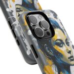 Vibrant, Artistic Tough Phone Case, Modern Art, Smartphone Accessories