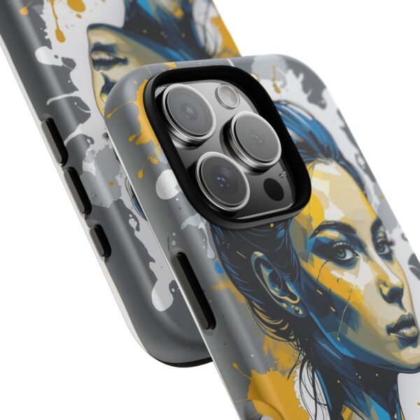 Vibrant, Artistic Tough Phone Case, Modern Art, Smartphone Accessories
