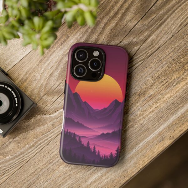 Mountain Sunset Phone Case - Tough Cases for Nature Lovers
