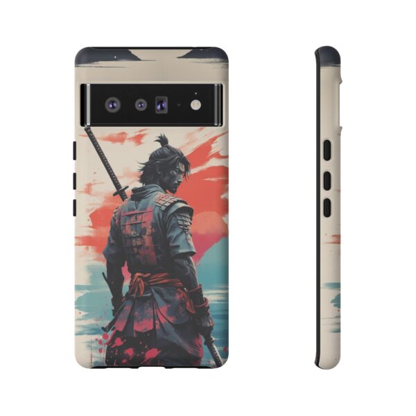 Samurai Warrior Phone Case, Tough Cases, Unique Phone Accessories, Phone Cover Gift, Gamer Phone Decor, Anime Style Case