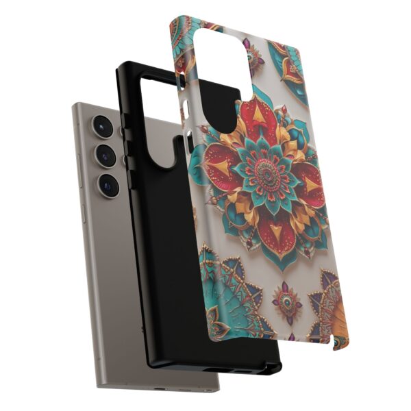Colorful Mandala Phone Cover, Bohemian Style Accessory, Unique Gift for Her, Stylish Smartphone Protection