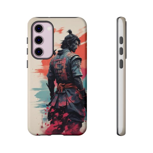 Samurai Warrior Phone Case, Tough Cases, Unique Phone Accessories, Phone Cover Gift, Gamer Phone Decor, Anime Style Case