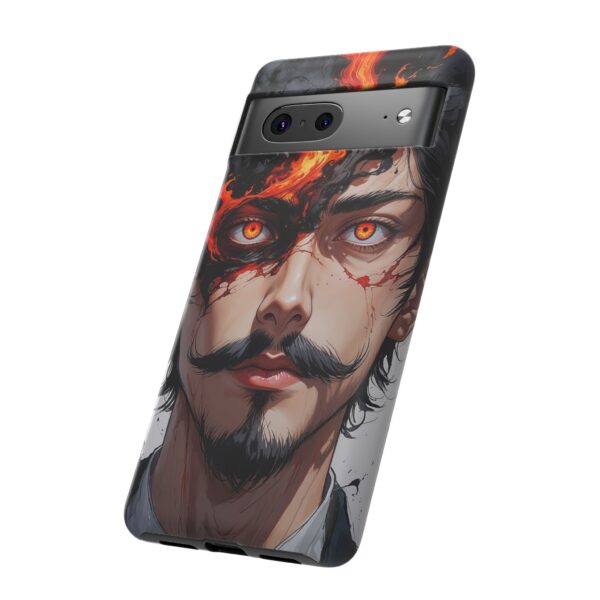 Fiery Design, Anime Style, Unique Cell Phone Accessory, Strong and Stylish