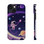 Space Astronaut Slim Phone Case