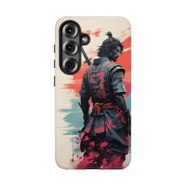 Samurai Warrior Phone Case, Tough Cases, Unique Phone Accessories, Phone Cover Gift, Gamer Phone Decor, Anime Style Case