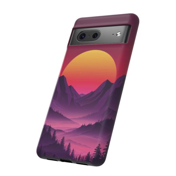 Mountain Sunset Phone Case - Tough Cases for Nature Lovers