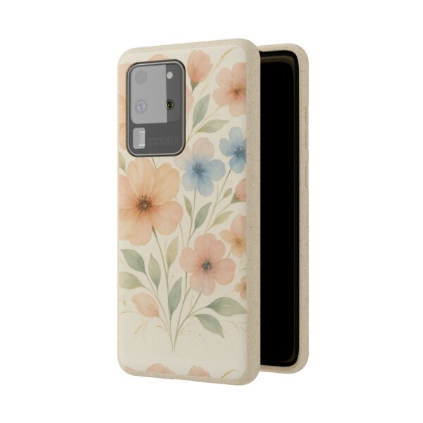 Floral Biodegradable Phone Case - Eco-Friendly Nature Design