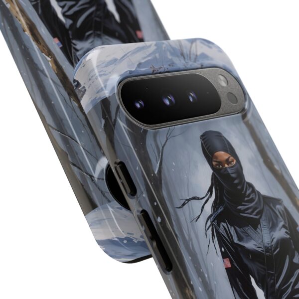 Artistic Phone Case, Ninja Aesthetic, Unique Smartphone Cover, Adventurous Spirit
