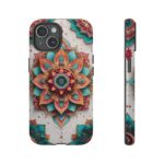 Mandala Phone Case, Colorful Floral Design, Bohemian Style, Tough Cases, Gift for Her