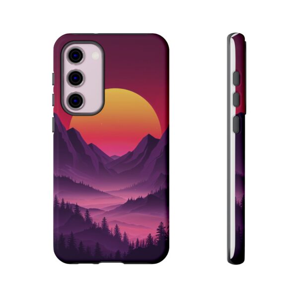 Mountain Sunset Phone Case - Tough Cases for Nature Lovers