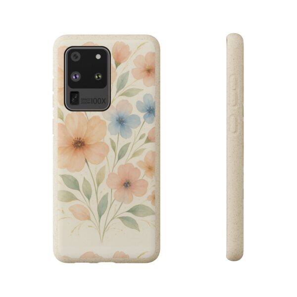 Floral Biodegradable Phone Case - Eco-Friendly Nature Design