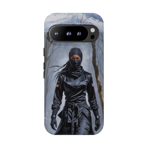 Artistic Phone Case, Ninja Aesthetic, Unique Smartphone Cover, Adventurous Spirit