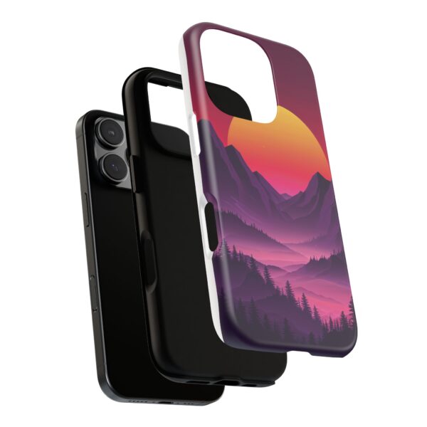 Mountain Sunset Phone Case - Tough Cases for Nature Lovers