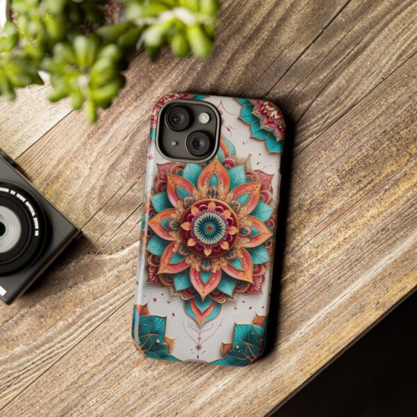 Mandala Phone Case, Colorful Floral Design, Bohemian Style, Tough Cases, Gift for Her