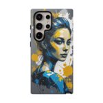 Vibrant, Artistic Tough Phone Case, Modern Art, Smartphone Accessories