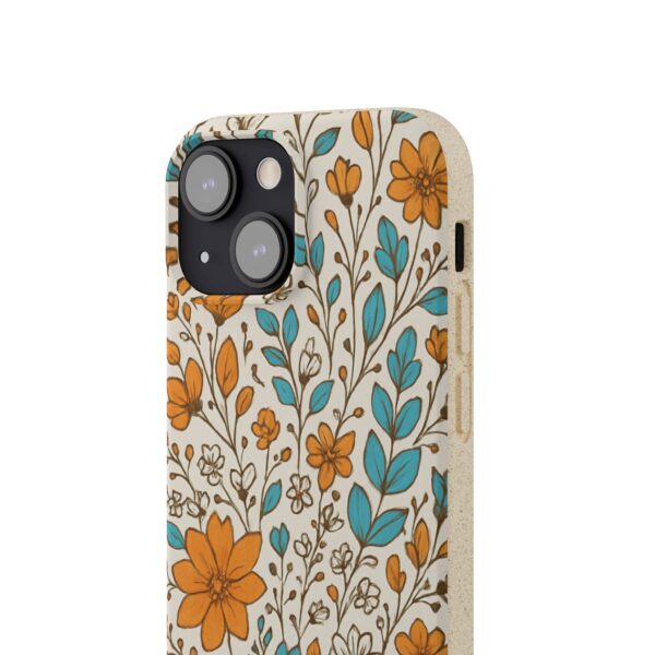 Floral Biodegradable Phone Case - Eco-Friendly Design for Nature Lovers