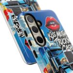 Cool Phone Case for Truck Lovers, Trucking Gifts, Unique Truck Driver Accessories, Kiss Mutha Truckin Cash Design, Fun Car Enthusiast Gift