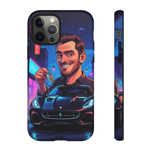 Stylish Car Enthusiast Phone Case with Key Design