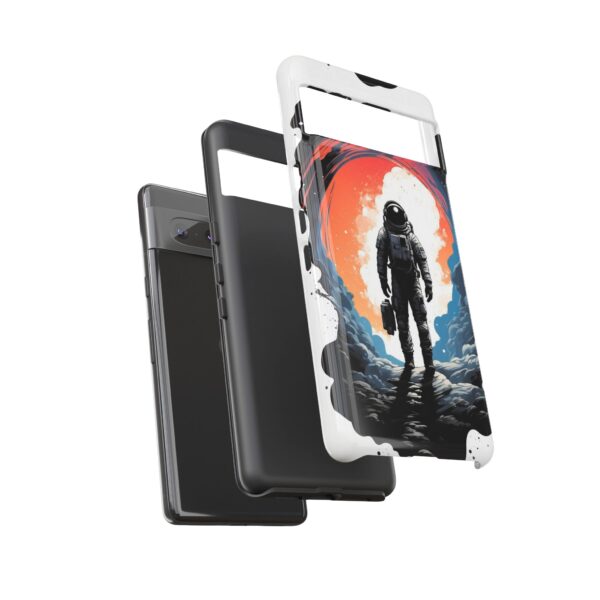 Astronaut Case, Tough Phone Cover, Galaxy Art Protector, Space Lover Gift, Unique Mobile Accessory