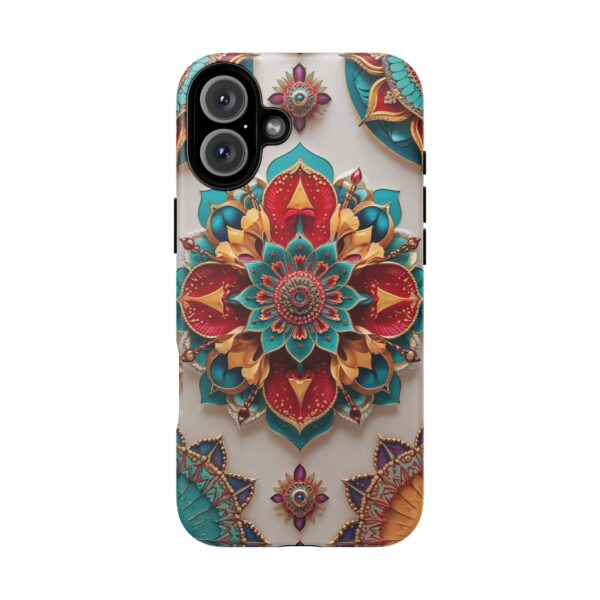Colorful Mandala Phone Cover, Bohemian Style Accessory, Unique Gift for Her, Stylish Smartphone Protection
